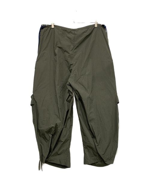 MAISON SPECIAL（メゾンスペシャル）MAISON SPECIAL (メゾンスペシャル) Ribbon Design Cargo Pants オリーブ×パープル サイズ:SIZE 38の古着・服飾アイテム