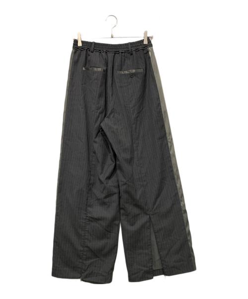 MAISON SPECIAL（メゾンスペシャル）MAISON SPECIAL (メゾンスペシャル) Side Line Pin Straight Pants グレー サイズ:SIZE 38の古着・服飾アイテム