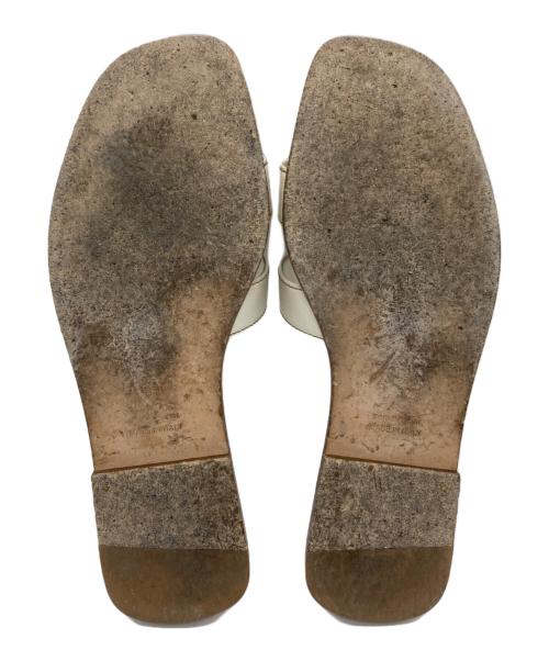 HERMES（エルメス）HERMES (エルメス) オランサンダル ホワイト サイズ:SIZE 37の古着・服飾アイテム