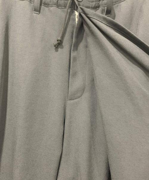 GROUND Y（グラウンドワイ）GROUND Y (グラウンドワイ) WOOL GABARDINE BOUND SKIRT PANTS ブラック サイズ:SIZE 3の古着・服飾アイテム