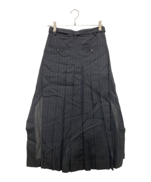 sacai（サカイ）sacai (サカイ) 25SS High Twist Voile Skirt ネイビー サイズ:SIZE 2の古着・服飾アイテム
