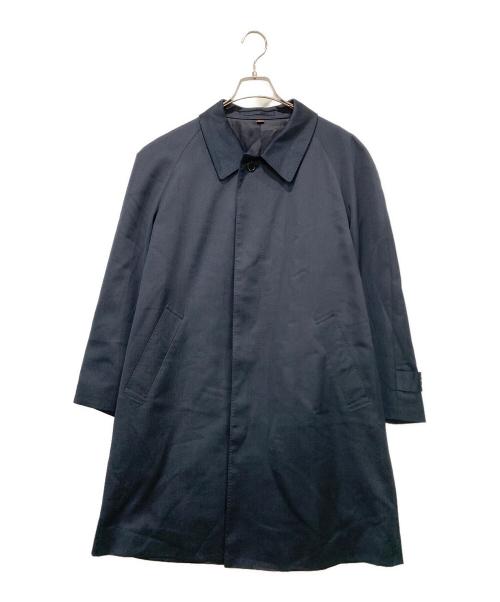 Yves Saint Laurent（イヴサンローラン）Yves Saint Laurent (イヴサンローラン) ステンカラーコート ネイビー サイズ:90A4の古着・服飾アイテム