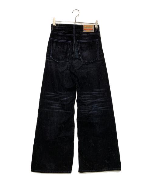 DIESEL（ディーゼル）DIESEL (ディーゼル) 1996 D-SIRE ベロア調パンツ ネイビー サイズ:58cm(W23)の古着・服飾アイテム
