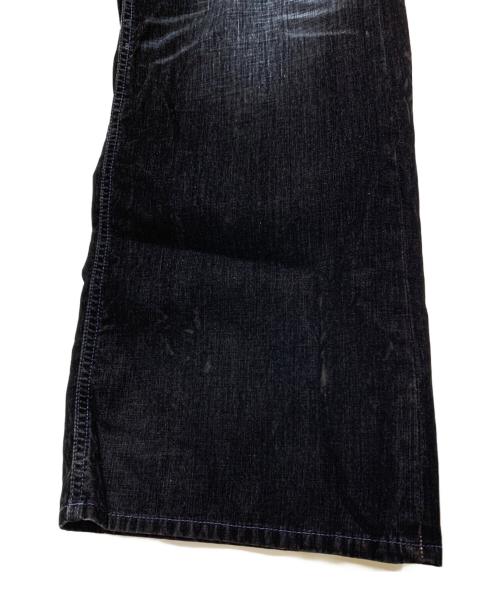 DIESEL（ディーゼル）DIESEL (ディーゼル) 1996 D-SIRE ベロア調パンツ ネイビー サイズ:58cm(W23)の古着・服飾アイテム
