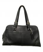 COACHコーチ）の古着「COACH　　ミニボストンバッグ」｜ブラック