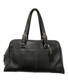 COACH（コーチ）の古着「COACH　　ミニボストンバッグ」｜ブラック
