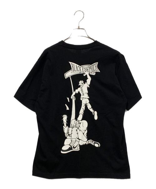 THE BLACK EYE PATCH（ブラックアイパッチ）THE BLACK EYE PATCH (ブラックアイパッチ) OG LABEL TEE　BABYLON LA ブラック サイズ:SIZE Mの古着・服飾アイテム