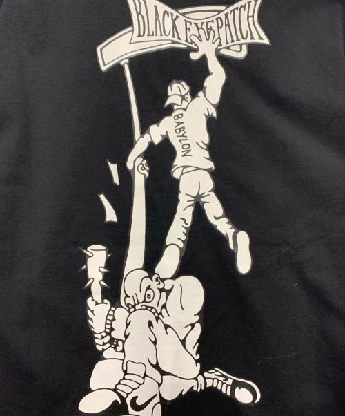 THE BLACK EYE PATCH（ブラックアイパッチ）THE BLACK EYE PATCH (ブラックアイパッチ) OG LABEL TEE　BABYLON LA ブラック サイズ:SIZE Mの古着・服飾アイテム