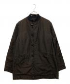 Y's for menワイズフォーメン）の古着「コットンツイルロングジャケット」｜レッド×ブラック