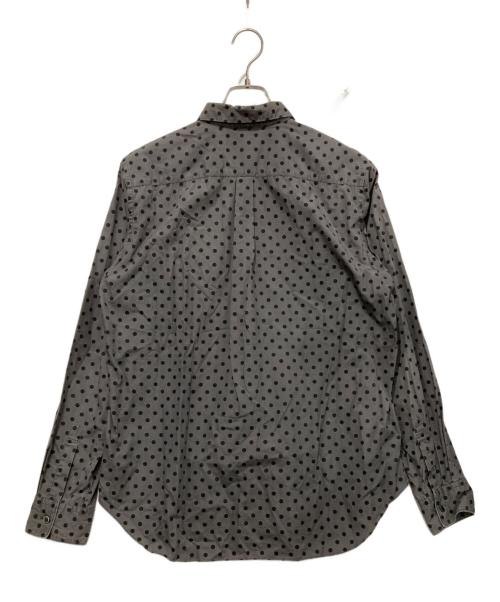 BLACK COMME des GARCONS（ブラックコムデギャルソン）BLACK COMME des GARCONS (ブラックコムデギャルソン) 長袖シャツ ブラック×グレー サイズ:SIZE Lの古着・服飾アイテム
