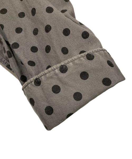 BLACK COMME des GARCONS（ブラックコムデギャルソン）BLACK COMME des GARCONS (ブラックコムデギャルソン) 長袖シャツ ブラック×グレー サイズ:SIZE Lの古着・服飾アイテム