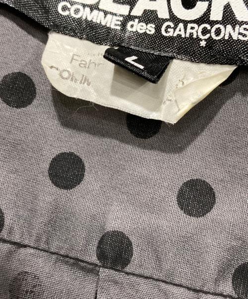 BLACK COMME des GARCONS（ブラックコムデギャルソン）BLACK COMME des GARCONS (ブラックコムデギャルソン) 長袖シャツ ブラック×グレー サイズ:SIZE Lの古着・服飾アイテム