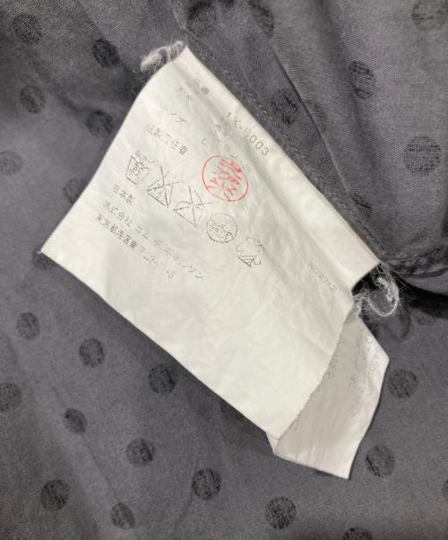 BLACK COMME des GARCONS（ブラックコムデギャルソン）BLACK COMME des GARCONS (ブラックコムデギャルソン) 長袖シャツ ブラック×グレー サイズ:SIZE Lの古着・服飾アイテム