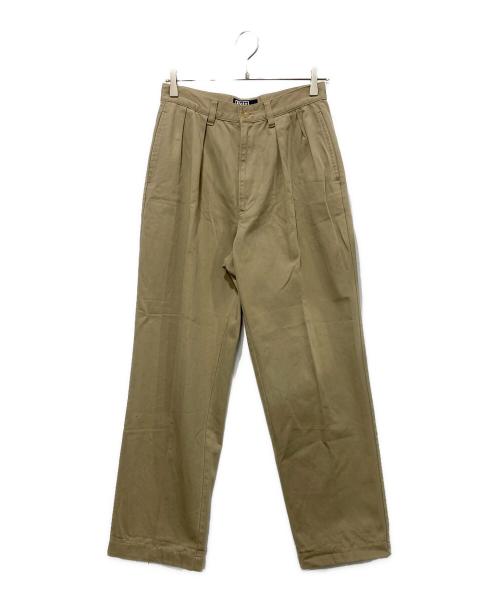 POLO RALPH LAUREN（ポロ・ラルフローレン）POLO RALPH LAUREN (ポロ・ラルフローレン) チノタックパンツ カーキ サイズ:SIZE 29の古着・服飾アイテム
