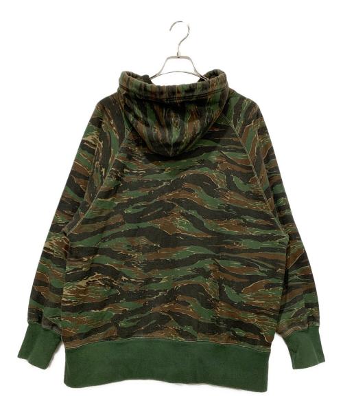WTAPS（ダブルタップス）WTAPS (ダブルタップス) WTAPS　パーカー グリーン×ブラウン サイズ:Mの古着・服飾アイテム