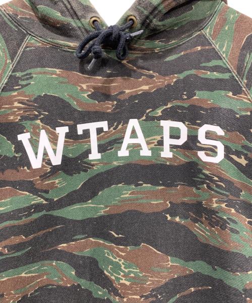 WTAPS（ダブルタップス）WTAPS (ダブルタップス) WTAPS　パーカー グリーン×ブラウン サイズ:Mの古着・服飾アイテム