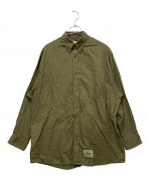 WTAPS（ダブルタップス）の古着「BD 03 / LS / COTTON. TWILL」｜グリーン