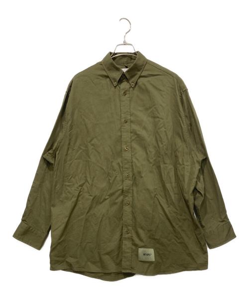WTAPS（ダブルタップス）WTAPS (ダブルタップス) BD 03 / LS / COTTON. TWILL グリーン サイズ:SIZE 02の古着・服飾アイテム