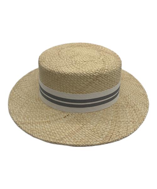 STETSON（ステットソン）STETSON (ステットソン) ストローハット アイボリー サイズ:56cmの古着・服飾アイテム