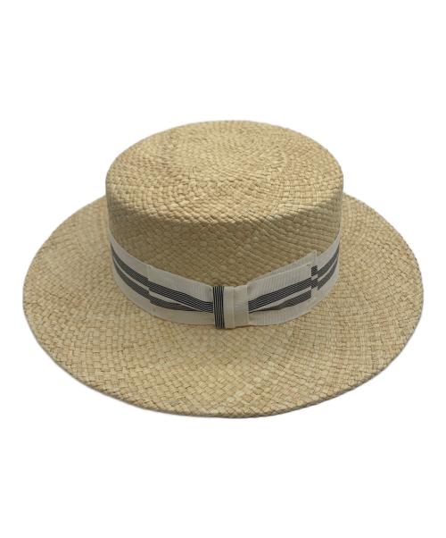 STETSON（ステットソン）STETSON (ステットソン) ストローハット アイボリー サイズ:56cmの古着・服飾アイテム