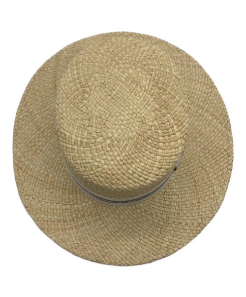 STETSON（ステットソン）STETSON (ステットソン) ストローハット アイボリー サイズ:56cmの古着・服飾アイテム