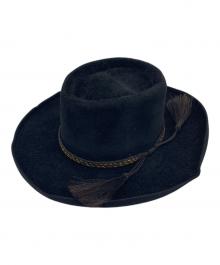 STETSON（ステットソン）の古着「HORSE HAIR SANTA FE　カウボーイハット」｜ブラック
