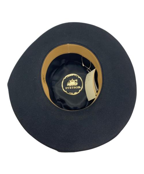 STETSON（ステットソン）STETSON (ステットソン) HORSE HAIR SANTA FE　カウボーイハット ブラック サイズ:57cmの古着・服飾アイテム