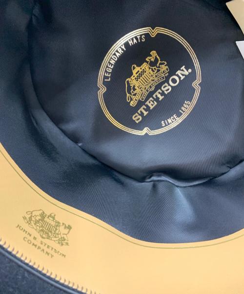 STETSON（ステットソン）STETSON (ステットソン) HORSE HAIR SANTA FE　カウボーイハット ブラック サイズ:57cmの古着・服飾アイテム