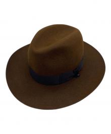STETSON（ステットソン）の古着「MANHATTAN WideBrim　中折れハット」｜ブラウン