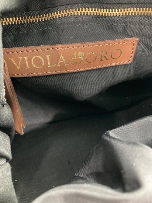 VIOLAd'ORO（ヴィオラドーロ）VIOLAd'ORO (ヴィオラドーロ) トートバッグ ブラックの古着・服飾アイテム