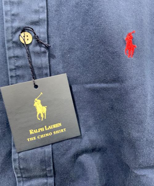 POLO RALPH LAUREN（ポロ・ラルフローレン）POLO RALPH LAUREN (ポロ・ラルフローレン) BLAKE ボタンダウンシャツ ネイビー サイズ:Mの古着・服飾アイテム