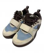 NIKE×Travis Scottナイキ×トラヴィススコット）の古着「Zoom Field Jaxx "Pale Ivory and Leche Blue"」｜ブラウン×アイボリー×スカイブルー