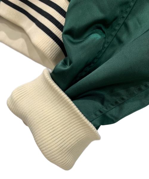 skookum（スクーカム）skookum (スクーカム) スタジャン グリーン サイズ:Ｌの古着・服飾アイテム