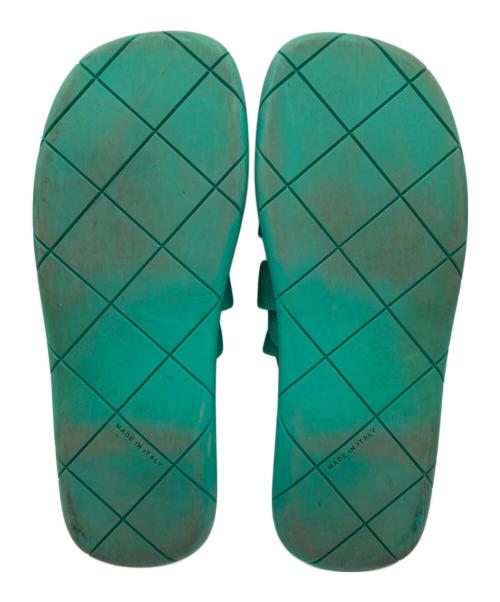 BOTTEGA VENETA（ボッテガベネタ）BOTTEGA VENETA (ボッテガベネタ) PLAT サンダル グリーン サイズ:SIZE 42の古着・服飾アイテム
