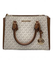 MICHAEL KORS（マイケルコース）の古着「2WAYショルダーバッグ」｜ベージュ×ブラウン