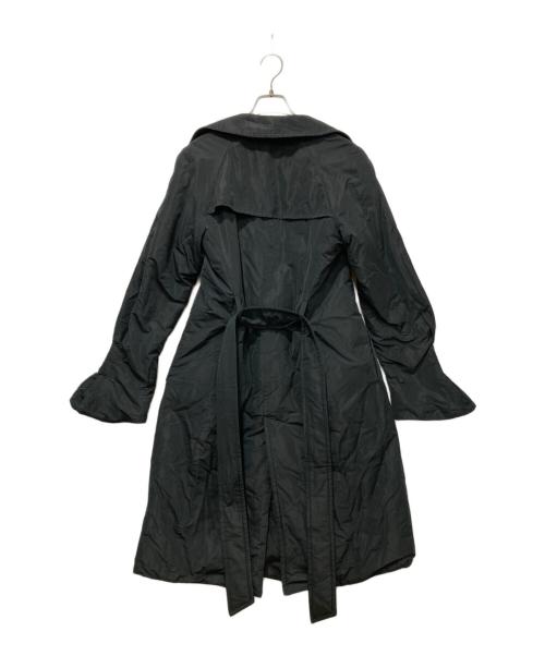 ermanno scervino（エルマノシェルビーノ）ermanno scervino (エルマノシェルビーノ) ナイロンコート ブラック サイズ:４２の古着・服飾アイテム