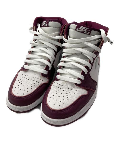 NIKE（ナイキ）NIKE (ナイキ) NIKE AIR JORDAN1 RETRO HIGH OG BORDEAUX ボルドー サイズ:24.5㎝の古着・服飾アイテム