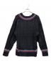 GAP (ギャップ) ケーブルニット 00S ブラック×ネイビー サイズ:SIZE XL：8000円