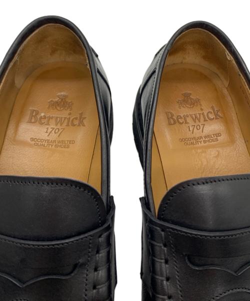 berwick（バーウィック）berwick (バーウィック) コインローファー ブラック サイズ:UK8の古着・服飾アイテム