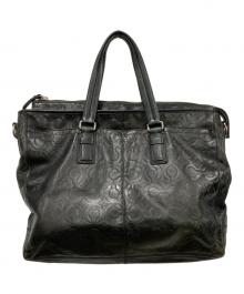 COACH（コーチ）の古着「レザートートバッグ」｜ブラック