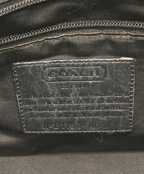 COACH（コーチ）COACH (コーチ) レザートートバッグ ブラックの古着・服飾アイテム