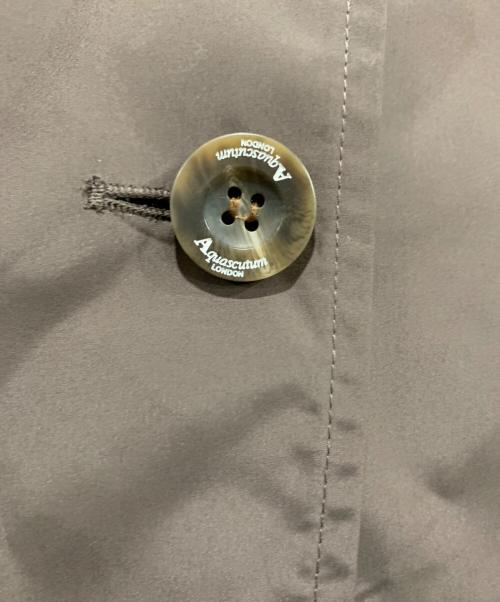 Aquascutum（アクアスキュータム）Aquascutum (アクアスキュータム) フーデッドコート ブラウン サイズ:SIZE Mの古着・服飾アイテム