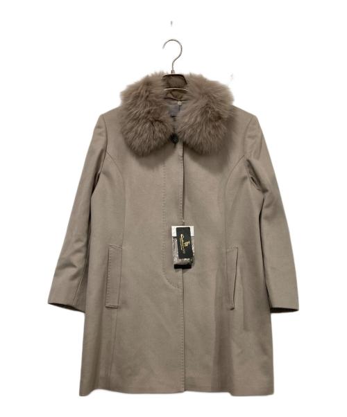 LORITTI（ロリッティ）LORITTI (ロリッティ) フォックスファーコート ベージュ サイズ:SIZE Lの古着・服飾アイテム