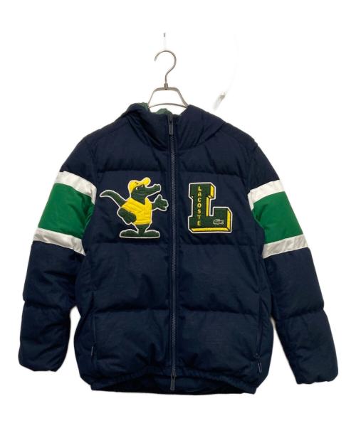 LACOSTE（ラコステ）LACOSTE (ラコステ) 鹿の子地ダウンジャケット ネイビー サイズ:SIZE 48の古着・服飾アイテム