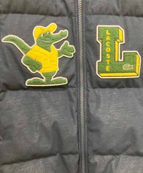 LACOSTE（ラコステ）LACOSTE (ラコステ) 鹿の子地ダウンジャケット ネイビー サイズ:SIZE 48の古着・服飾アイテム