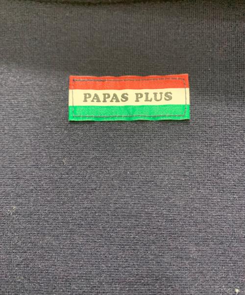 PAPAS PLUS（パパスプラス）PAPAS PLUS (パパスプラス) ブルゾン ネイビー サイズ:Мの古着・服飾アイテム