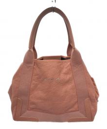 BALENCIAGA（バレンシアガ）の古着「ハンドバッグ ネイビーカバスS」｜ピンク