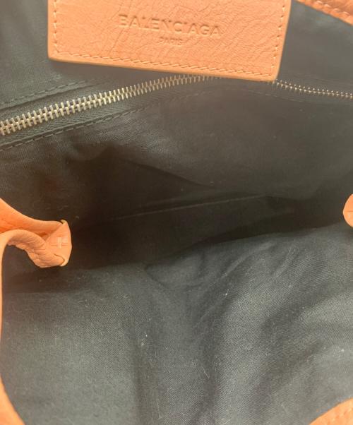 BALENCIAGA（バレンシアガ）BALENCIAGA (バレンシアガ) ハンドバッグ ネイビーカバスS ピンクの古着・服飾アイテム