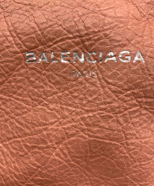 BALENCIAGA（バレンシアガ）BALENCIAGA (バレンシアガ) ハンドバッグ ネイビーカバスS ピンクの古着・服飾アイテム