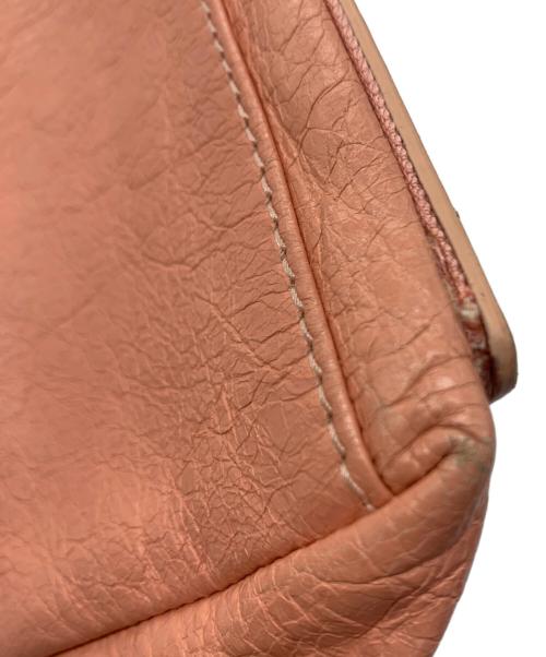 BALENCIAGA（バレンシアガ）BALENCIAGA (バレンシアガ) ハンドバッグ ネイビーカバスS ピンクの古着・服飾アイテム